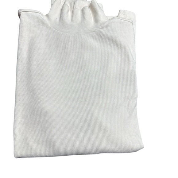 LOFT Ribbed Mock Neck Top - Picture 4 of 7